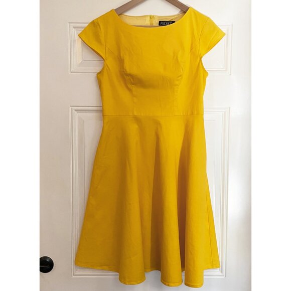 1950s Vintage-Style Swing Dress with Pockets - Picture 2 of 7